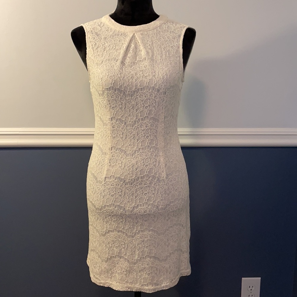 “Rebellion” Ivory Lace covered dress ***NWT***